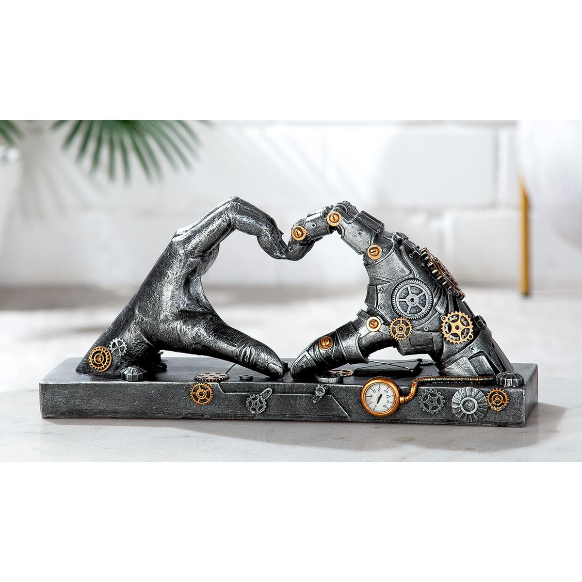 Sculptuur Steampunk Hand
