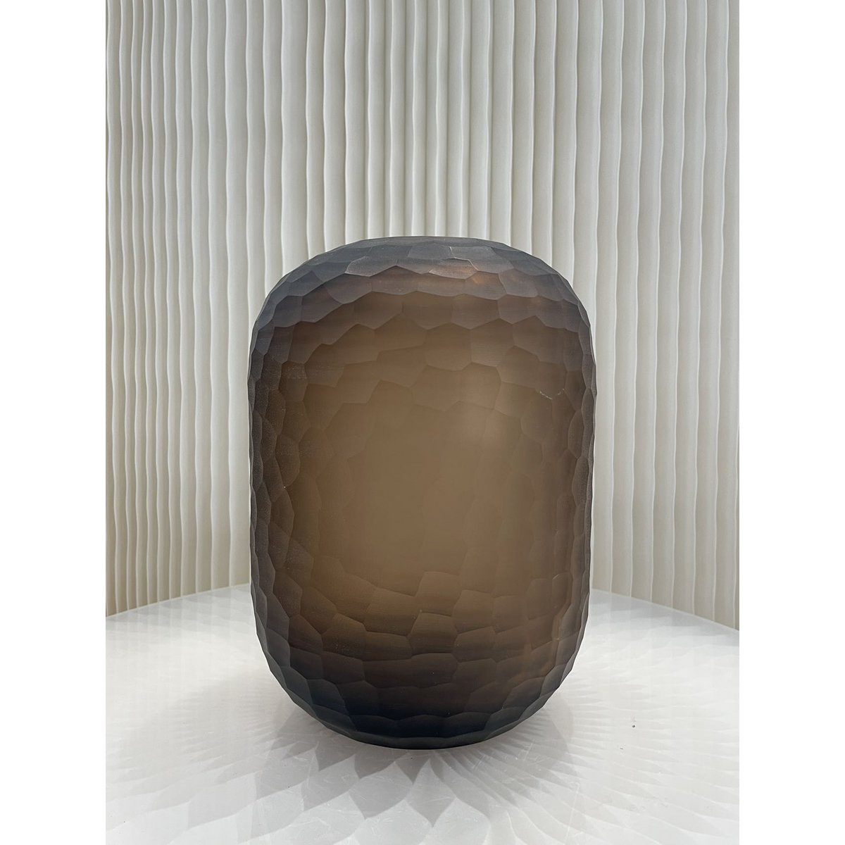 Glazen vaas Chocolate M