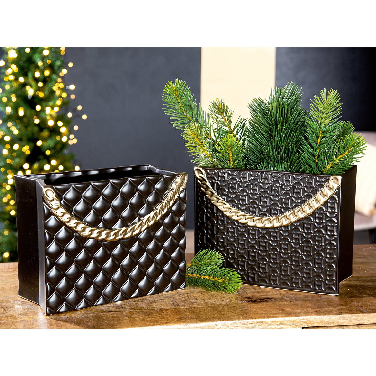 Vaas handtas Paris Black