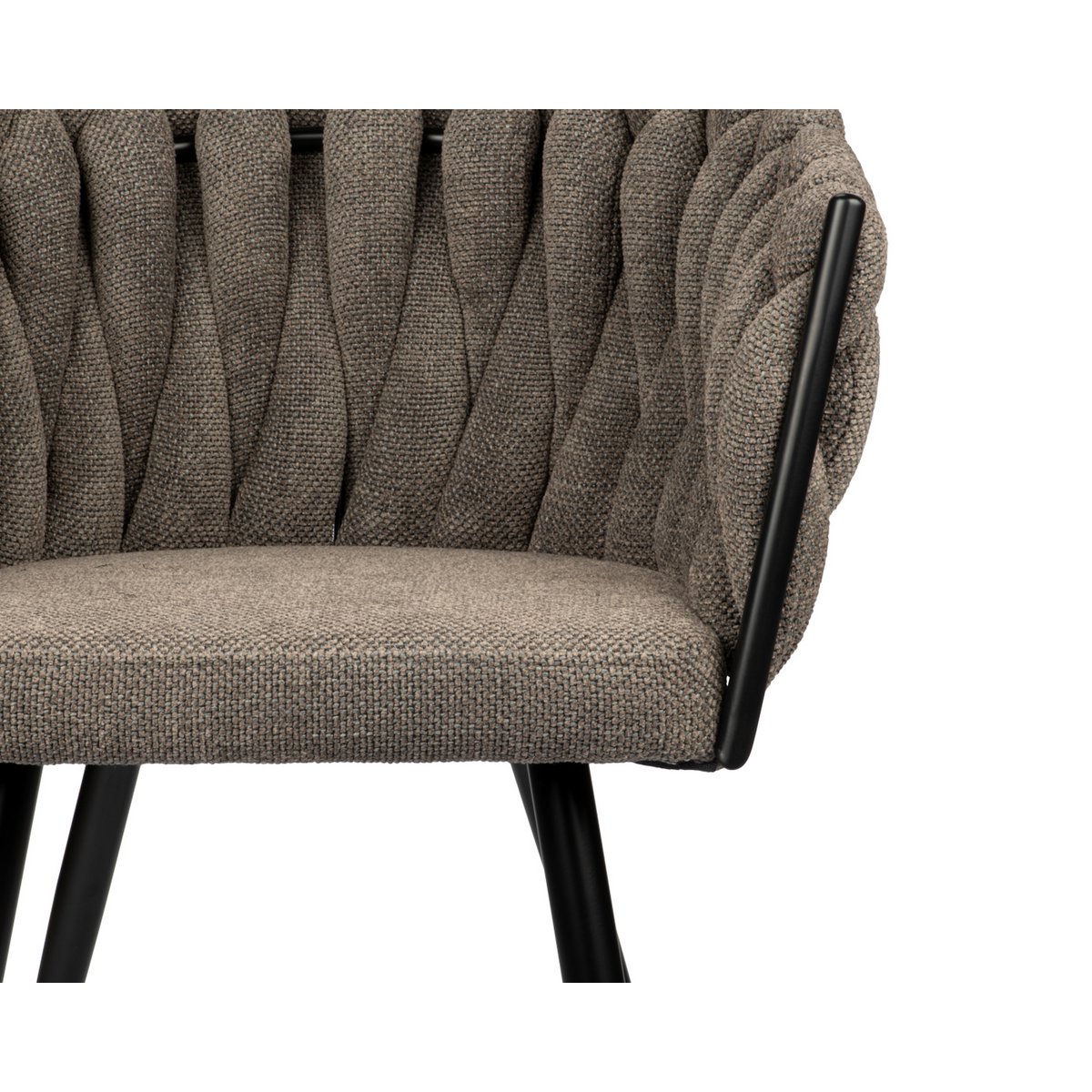 Wave stoel Taupe (Set van 2)